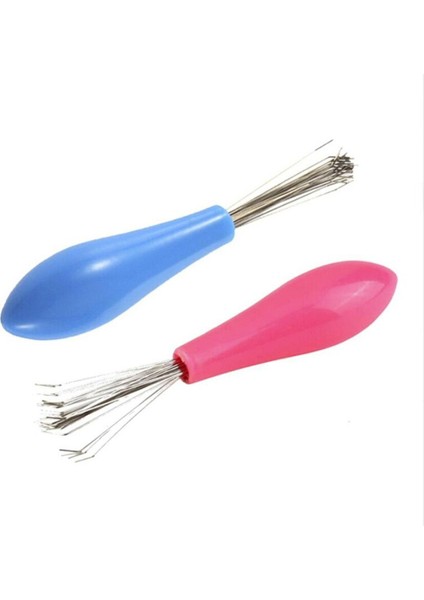 Et Sıcak Tarak Saç Fırçası Temizleyici Plastik Metal Temizleme Sökücü Gömülü Alet Sökücü Kolu Arapsaçı Saç Tarak Aksesuarları Rastgele Renk (Yurt Dışından)