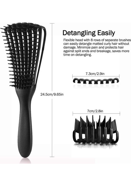 Dolaşık Açıcı Saç Kıvırma Tarağı Kafa Derisi Masajı Ahtapot Tarak Anti Statik Saç Fırçası Kadınlar Için Kıvırcık Islak Saç Kabarık Şekillendirici Aracı (Yurt Dışından) modelleri
