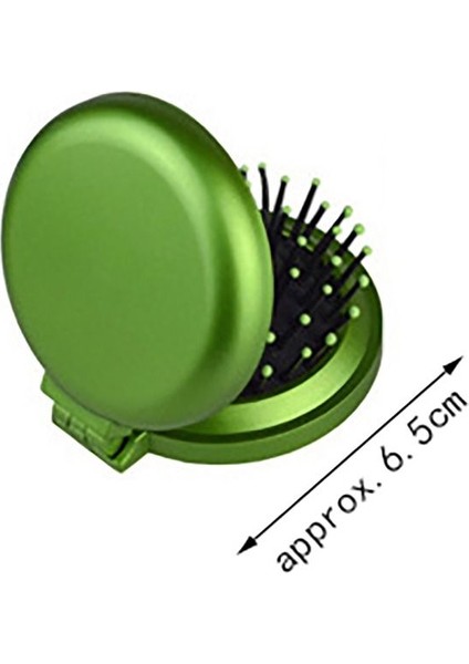 2pcs Seyahat Boyutu Küçük Katlanır Saç Fırçası 2023 Yenı Ayna ile 7colors Yuvarlak Mini Saç Fırçası Saç Şekillendirici Araçları Saç Derisine Masaj Kadın Kızlar (Yurt Dışından) fiyatları
