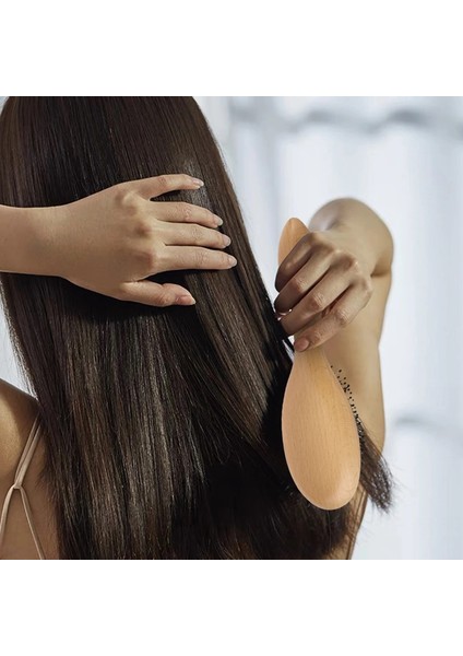 Ahşap Kıllar Masaj Tarak Anti-Statik Saç Derisi Masaj Tarak Kaymaz Sap Profesyonel Saç Fırçası Saç Şekillendirici Araçları (Yurt Dışından) fiyatları