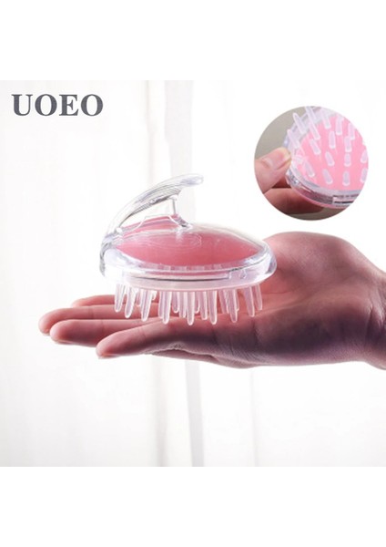 Siliconen Kafa Vücut Masaj Şampuanı Hoofdhuid Masaj Borstel Haar Wassen Kam Vücut Douche Borstel Bad Spa Afslanken Masaj Fırçası Aracı (Yurt Dışından)