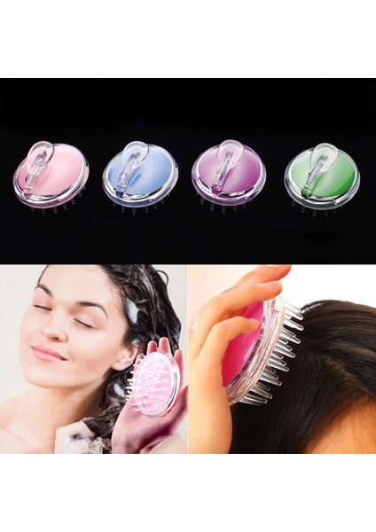 Siliconen Kafa Vücut Masaj Şampuanı Hoofdhuid Masaj Borstel Haar Wassen Kam Vücut Douche Borstel Bad Spa Afslanken Masaj Fırçası Aracı (Yurt Dışından) fiyatları