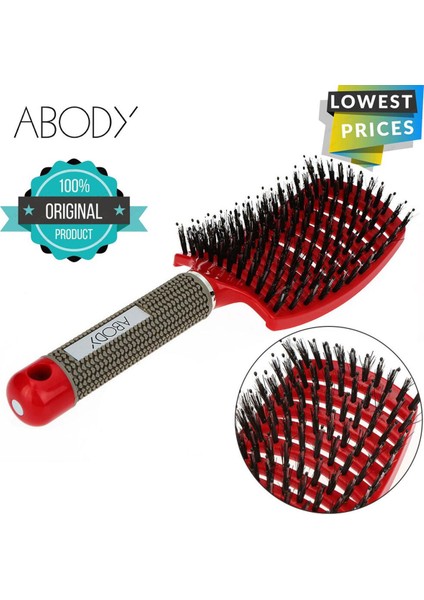 1/2/3 Adet Saç Fırçası Kıl Naylon Detangle Saç Fırçası Kadın Saç Derisi Masaj Tarak Islak Saç Fırçası Kuaförlük Salonu Için (Yurt Dışından)