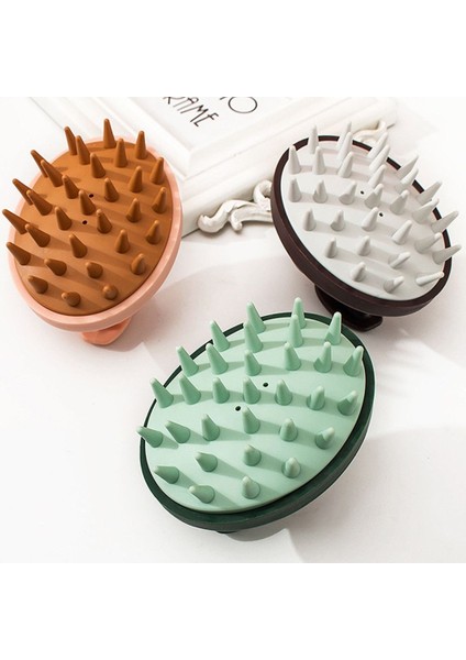 Taşınabilir Kafa Vücut Banyosu Spa Duş Masaj Bakım Aracı Silikon Şampuan Fırçası Saç Yıkama Tarağı (Yurt Dışından) fırsatları
