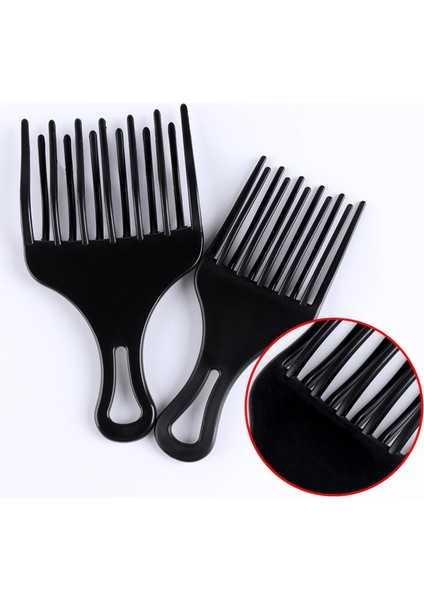 Adet Afro Saç Ekleme Büyük Tarak Seçin Diş Tarak Saç Çatal Plastik Kıvırcık Saç Fırçası Yüksek Düşük Dişli Tarak Saç Şekillendirici Araçları (Yurt Dışından)
