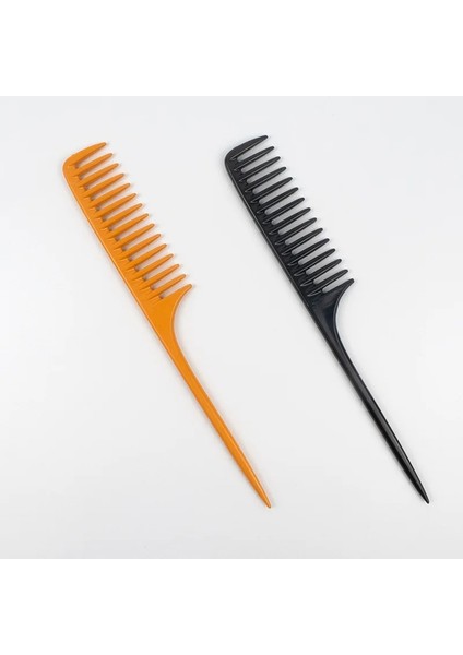 Profesyonel Ucu Kuyruk Saç Tarak Salon Berber Aksesuarları Saç Fırçası Kuaförlük Aracı Dıy Saç Geniş Diş Taraklar Rastgele Renk (Yurt Dışından) modelleri