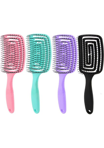 Adet Geniş Diş Hava Yastığı Tarak Içi Boş Kadın Kafa Derisi Masaj Tarak Saç Fırçası Oyma Ev Salon Dıy Kuaförlük Aracı (Yurt Dışından) fırsatları