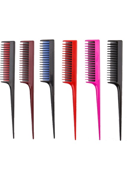 1pc Yeni Ürünler Üçlü Alay Tarak Sıçan Kuyruğu Geri Fırçalama Penye Kaygan Saç Şekillendirici Kadınlar Için (Yurt Dışından)