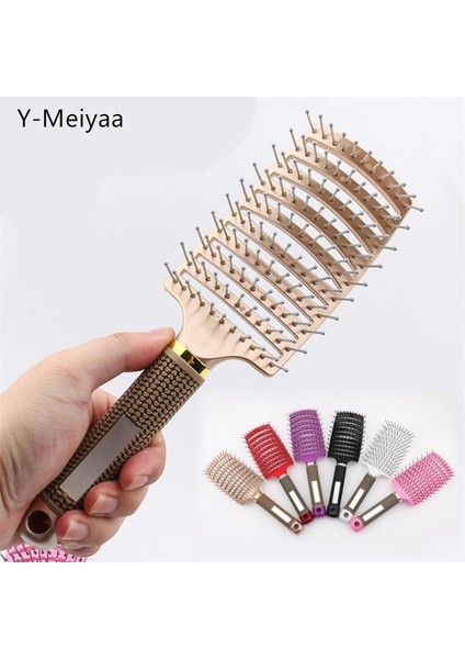 Profesyonel 1 Pc Detangle Saç Fırçası Kadın Islak Tarak Saç Fırçası Masaj Tarak Fırça Saç Kuaför Kuaförlük Araçları 20 # (Yurt Dışından)