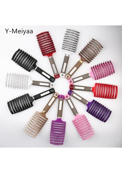 Profesyonel 1 Pc Detangle Saç Fırçası Kadın Islak Tarak Saç Fırçası Masaj Tarak Fırça Saç Kuaför Kuaförlük Araçları 20 # (Yurt Dışından) fiyatları