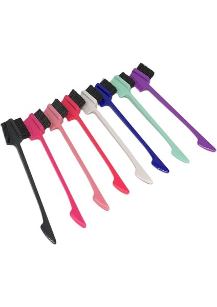 5 Adet Çift Taraflı Kenar Fırça Kontrolü Kadın Güzellik Tapınakları Saç Şekillendirici Tarak Salon Kuaförlük Araçları (Yurt Dışından) fiyatları