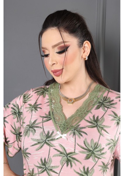 Bambu Dantel Detaylı Kloş Büyük Beden Elbise 6xl fiyatları