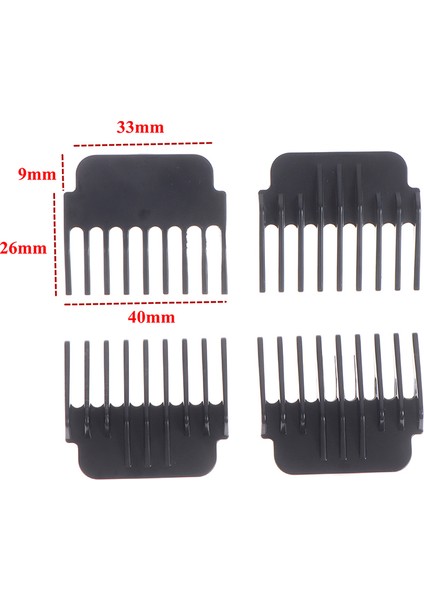 4pcs T9 Universal Saç Kesme Makinası Limit Tarak Kılavuzu Setleri Limit Kaliperleri (Yurt Dışından) modelleri