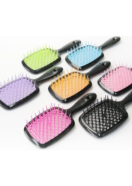 Saç Fırçası Unbrush Kare Içi Boş Tarak Izgara Masaj Kabarık Şekil Pürüzsüz (Yurt Dışından) fiyatları