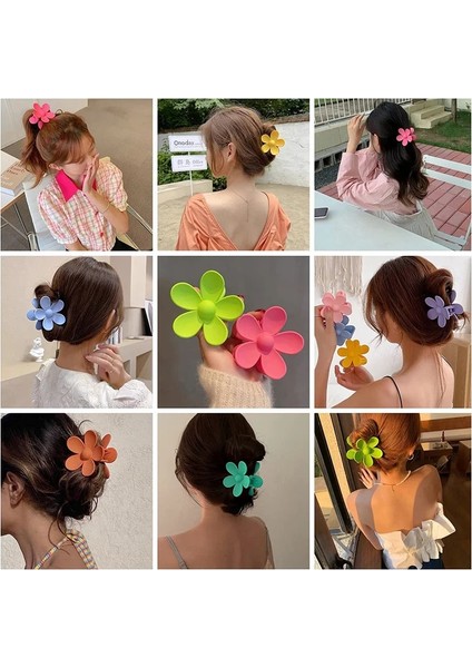 7cm Abs Malzeme Moda Çiçekler Kırılması Kolay Değil Kadın Saç Pençe Firkete Saç Tokası Şapkalar Köpekbalığı Klip Kadın Saç Aksesuarları (Yurt Dışından) fırsatları