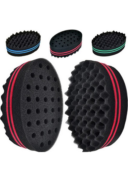 Çift Taraflı Sihirli Saç Fırçası Sünger Dalga Dreads Kilitleme Kıvırma Bobini Afro Berber Ool (Yurt Dışından) fiyatları