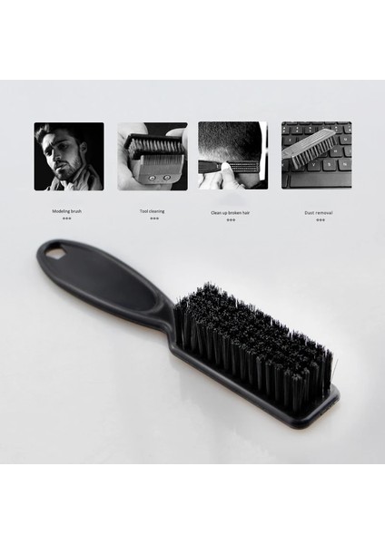 Gouden Handvat Kappers Zacht Haar Borstel Kapper Boyun Duster Gebroken Haar Verwijderen Kam Saç Şekillendirici Gereedschap Kam (Yurt Dışından) modelleri