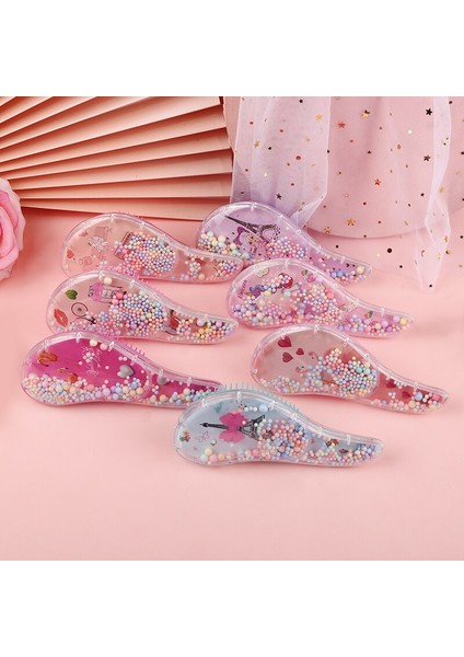 Karikatür Unicorn Sihirli Tarak Anti-Statik Masaj Saç Fırçası Arapsaçı Detangle Duş Masaj Saç Fırçası Tarak Salon Saç Şekillendirici Aracı (Yurt Dışından) indirimleri