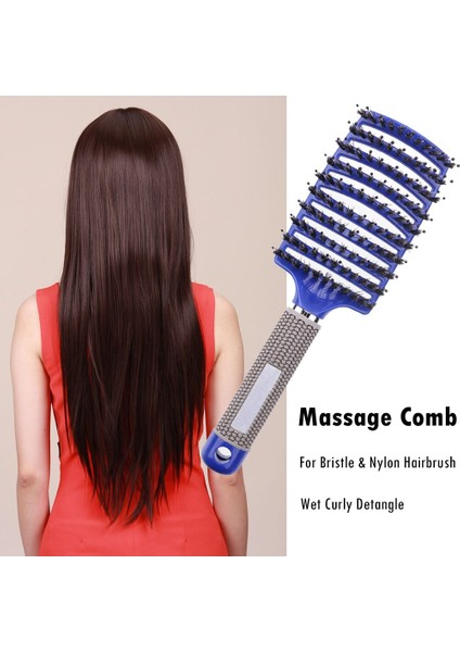 Sihirli Saç Tarak Kadın Masaj Tarak Anti-Statik Saç Derisi Masaj Tarak Düz Kıvırcık Saç Fırçası Saç Kuaförlük Şekillendirici Araçları (Yurt Dışından) modelleri