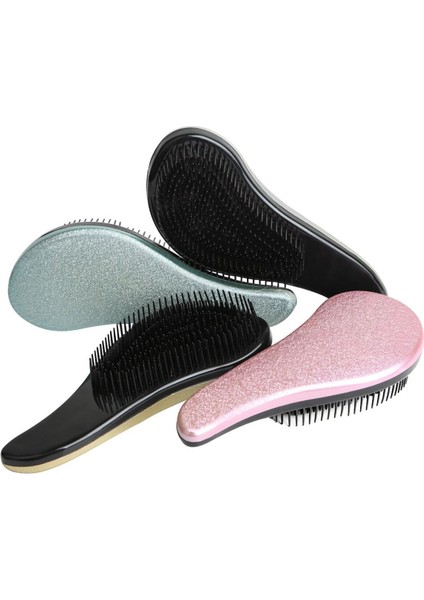 Parlak Tt Saç Dolaşık Açıcı Tarak, Iyi Tasarlanmış Anti-Statik Makyaj Tarağı, Saç Derisine Saç Bakımı, Saç Dökülmesini Azaltma, Baber Şekillendirme Aracı (Yurt Dışından)