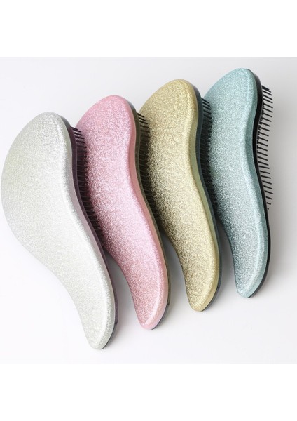 Parlak Tt Saç Dolaşık Açıcı Tarak, Iyi Tasarlanmış Anti-Statik Makyaj Tarağı, Saç Derisine Saç Bakımı, Saç Dökülmesini Azaltma, Baber Şekillendirme Aracı (Yurt Dışından) fiyatları