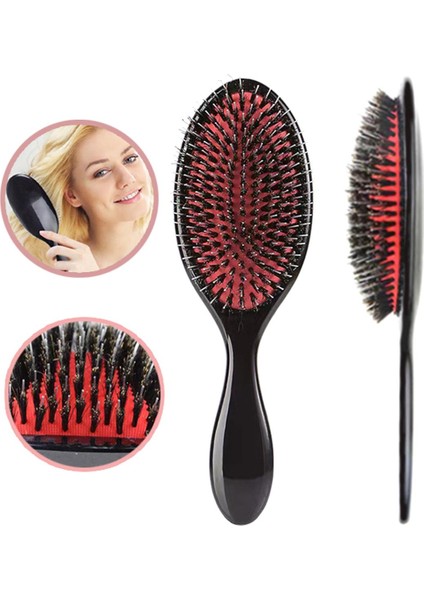 1pc Naylon Oval Saç Fırçası Tarak Kafa Derisi Masaj Tarak Saç Fırçası Şekillendirici Aracı (Yurt Dışından)