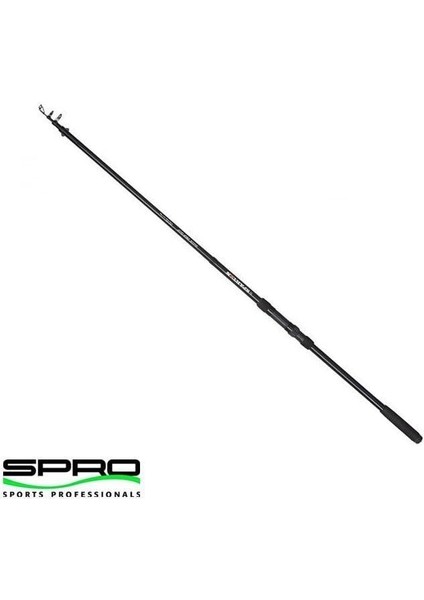 Spartan Black Tele Carp 300 cm 150G Atarlı Karbon Teleskopik Sazan Kamışı