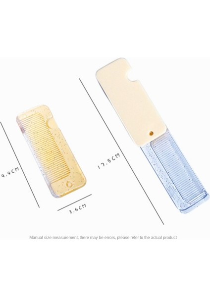 Mini Katlanabilir Tarak Sevimli Abs Şeffaf Küçük Tarak Kuaförlük Tarağı (Yurt Dışından) fiyatları