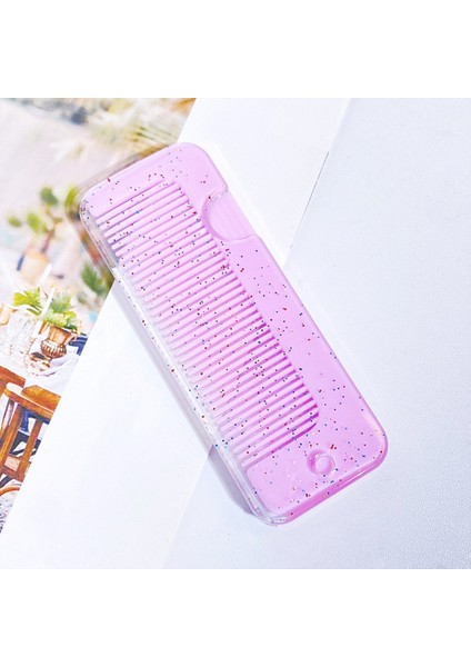 Mini Katlanabilir Tarak Sevimli Abs Şeffaf Küçük Tarak Kuaförlük Tarağı (Yurt Dışından) fırsatları