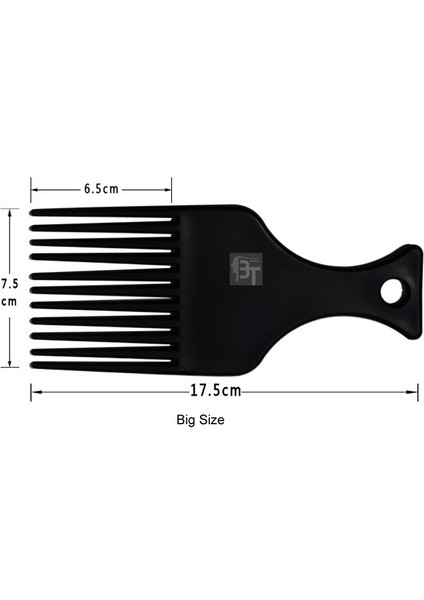 Salon Kullanımı 3 Boyutu Siyah Afro-Amerikan Seçim Tarak Saç Combs Afro Saç Tarak Kuaförlük Şekillendirici Araçları Dıy Saç Aracı LZN0037 (Yurt Dışından) fırsatları