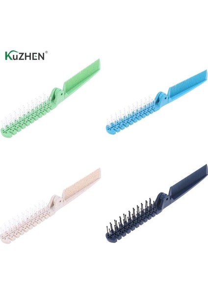 Katlanır Taşınabilir Seyahat Taraklar Katlanır Anti-Statik Saç Fırçası Şekillendirici Kitleri Kuaförlük Salonu Saç Bakımı Şekillendirici Araçları 7 Renk (Yurt Dışından) fiyatları