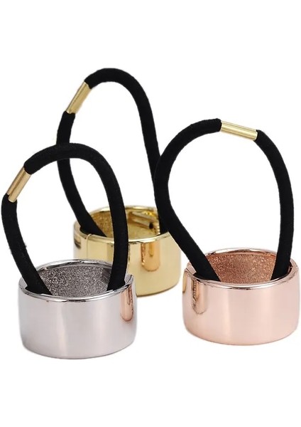 Gotik Yüksek Kaliteli Kadın Metal At Kuyruğu Klip Saç Manşet Wrap Kravat Bandı Saç Yüzükler Halat Elegance Kız Headdress Saç Aksesuarları (Yurt Dışından)