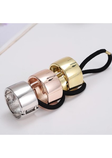 Gotik Yüksek Kaliteli Kadın Metal At Kuyruğu Klip Saç Manşet Wrap Kravat Bandı Saç Yüzükler Halat Elegance Kız Headdress Saç Aksesuarları (Yurt Dışından) fırsatları