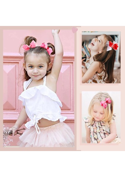 Ncmama Sevgililer Günü Saç Tokası Kızlar Için Düz Renk Kalp Aşk Baskılı Saç Fiyonkları Tokalar Şapkalar Kız Saç Aksesuarları (Yurt Dışından) indirimleri