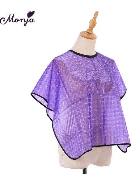 Monja 1 Adet Mor Profesyonel Salon Saç Boyama Perma Anti-Kirlenme Şal Saç Kesme Şekillendirici Aracı (Yurt Dışından) modelleri