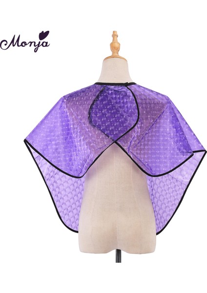 Monja 1 Adet Mor Profesyonel Salon Saç Boyama Perma Anti-Kirlenme Şal Saç Kesme Şekillendirici Aracı (Yurt Dışından) fırsatları