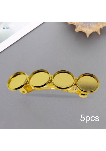 5x Metal Saç Klipleri 12MM Moda Tokalar Hediye Için Çerçeve Tepsisi Günlük Aureate (Yurt Dışından) fiyatları