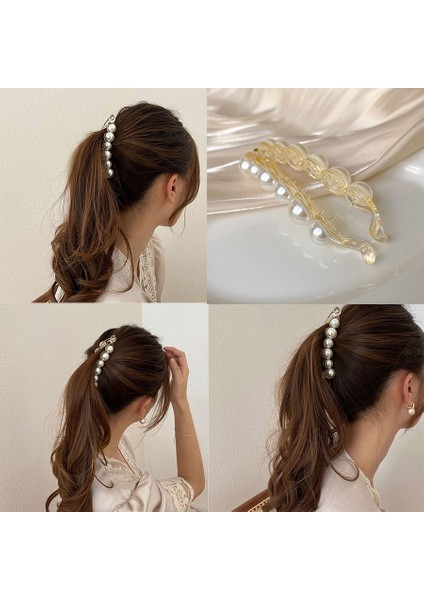 Awaytr 1 Adet Inciler Tokalar Saç Klipleri Takı Muz Klipler Şapkalar Kadın Hairgrips Kız At Kuyruğu Tokalarım Saç Tokası Aksesuarla (Yurt Dışından) modelleri