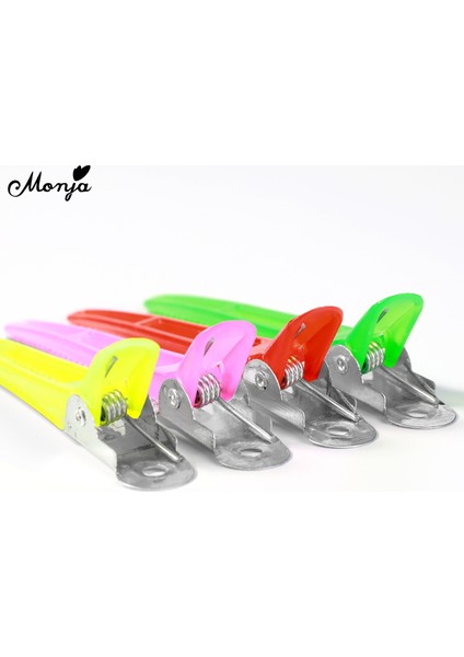 Monja Holding Saç Klipleri Berber Salonu Düz Ördek Ağız Tokalar Tek Uçlu Saç Kesme Aksesuarları Kuaförlük Araçları (Yurt Dışından) fiyatları