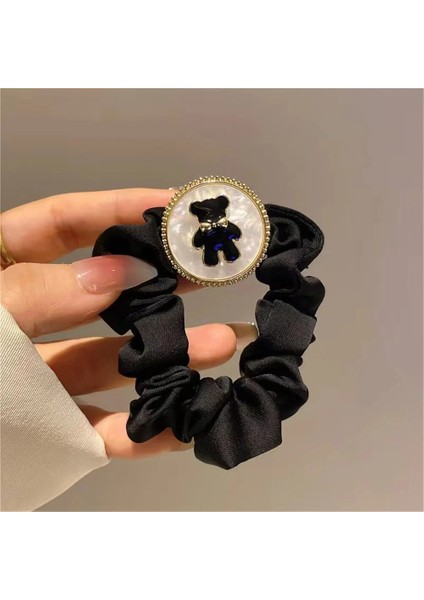 Zarif Kedi Ayı Saç Halat Kadınlar Kızlar Için Moda Geometrik Hayvan Hairbands Bun Tutucu Scrunchies Saç Aksesuarları (Yurt Dışından) indirimleri