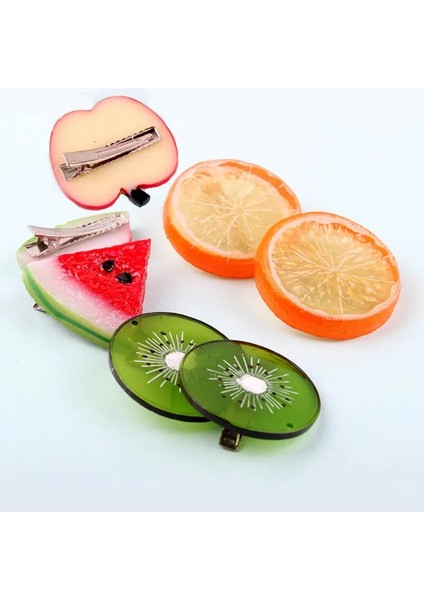 Meyve Turuncu Saç Klipler Iğneler Şapkalar Klip Tokalarım Saç Aksesuarları Kadın Çocuklar Için (Yurt Dışından)