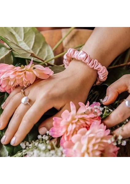 28 Renk Saf Dut Ipek Saç Scrunchies Ipek Saç Kravatlar Hairbands Skinny Scrunchies At Kuyruğu Tutucular Saç Bakım Aksesuarları (Yurt Dışından) fiyatları