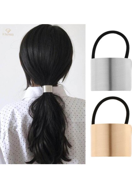 3xhair At Kuyruğu Halka Kapak Metal Manşet Sarma Tutucu Elastik Halat Bant Altın (Yurt Dışından) fiyatları