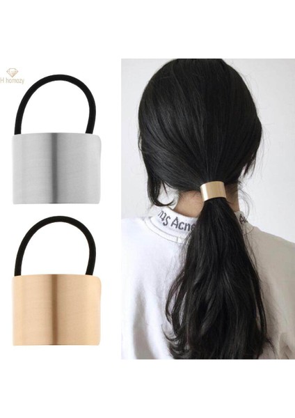 3xhair At Kuyruğu Halka Kapak Metal Manşet Sarma Tutucu Elastik Halat Bant Altın (Yurt Dışından) modelleri