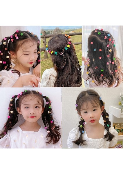 Yeni Kızlar Sevimli Renkli Saç Klipleri Çiçek Yıldız Taç Küçük Saç Pençeleri Çocuklar Tatlı Firkete Karikatürler Moda Saç Aksesuarları Hediye (Yurt Dışından) fiyatları