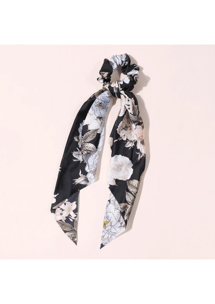 Yeni Moda Baskı Yay Scrunchies Saç Kurdelesi Kadınlar Için Elastik Saç Bandı Kızlar Saç Bağları Saç Aksesuarları (Yurt Dışından) indirimleri