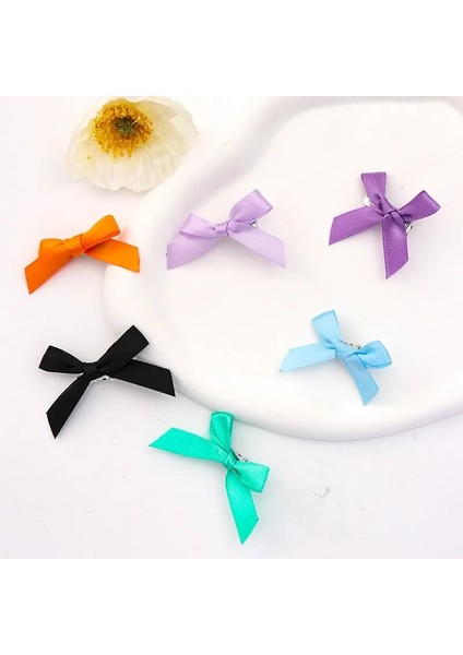 10 Adet/paket Çocuk Beyaz Ilmek Tokalar Öğrenciler Şerit Yay Bbclps Küçük Kızlar Tokalar Renkli Hairgrips Saç Aksesuarları (Yurt Dışından) indirimleri