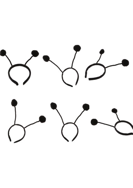 Adet Kız Çocuk Anten Kafa Bandı Bumblebee Arı Uzaylı Kostüm Siyah (Yurt Dışından)