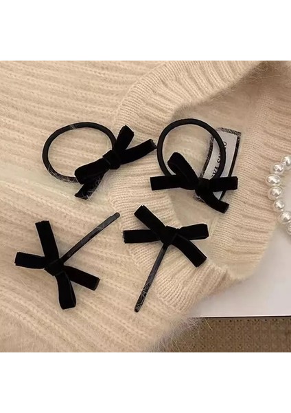 1/2 Adet Vintage Siyah Küçük Kadife Yay Saç Tokası Kadınlar Kızlar Için Düğün Uzun Şerit Kore Tokalar Tokası Saç Aksesuarları (Yurt Dışından) fiyatları