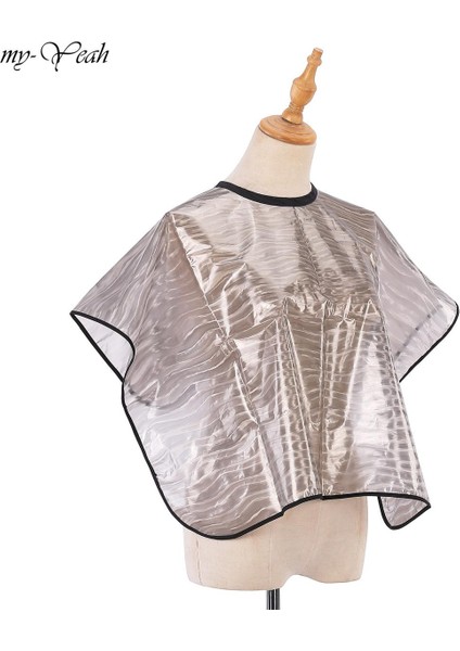 Myyeah 1 Adet Profesyonel Salon Şeffaf Saç Boyama Perma Anti-Kirlenme Şal Saç Kesme Şekillendirici Aracı (Yurt Dışından)